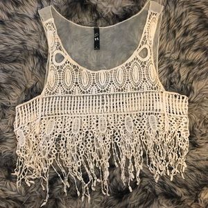 Crochet crop top
